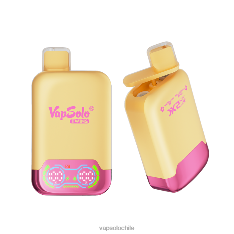 VapSolo Al Por Mayor - helado de sandía y mango de fresa VapSolo TWINS vaporizador desechable 2H60635