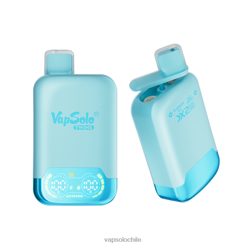 VapSolo Al Por Mayor - hielo de arándanos y cereza gaseosa VapSolo TWINS vaporizador desechable 2H60627