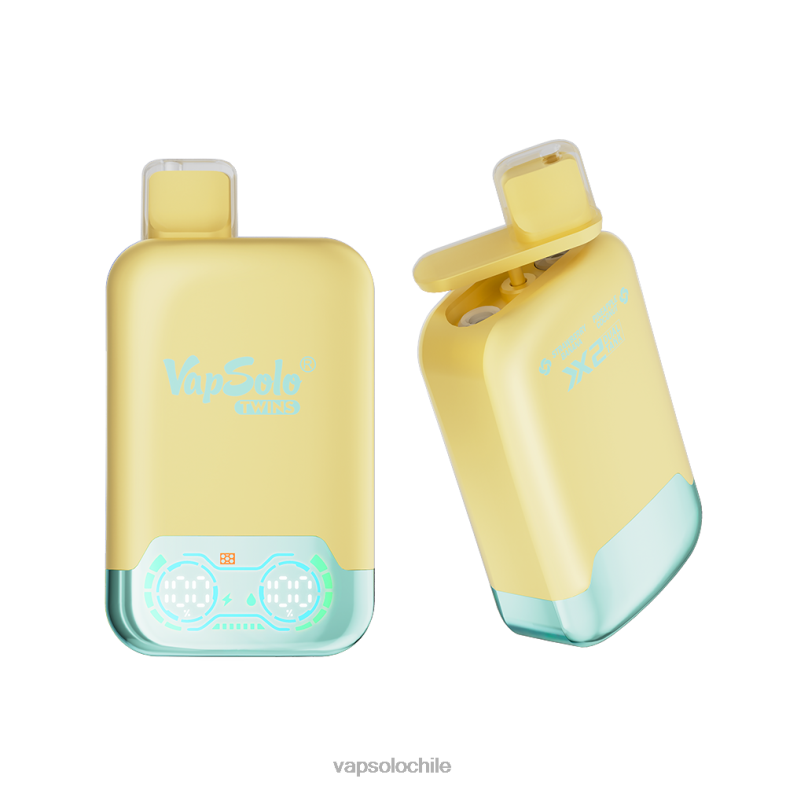 Vaper Desechable VapSolo - piña, coco y fresa, plátano VapSolo TWINS vaporizador desechable 2H60631