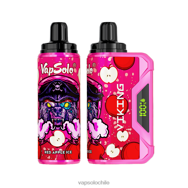 VapSolo Santiago - hielo de manzana roja VapSolo VIKING vaporizador desechable 2H60642